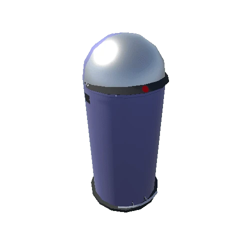 Modern Dustbin_02_Blue